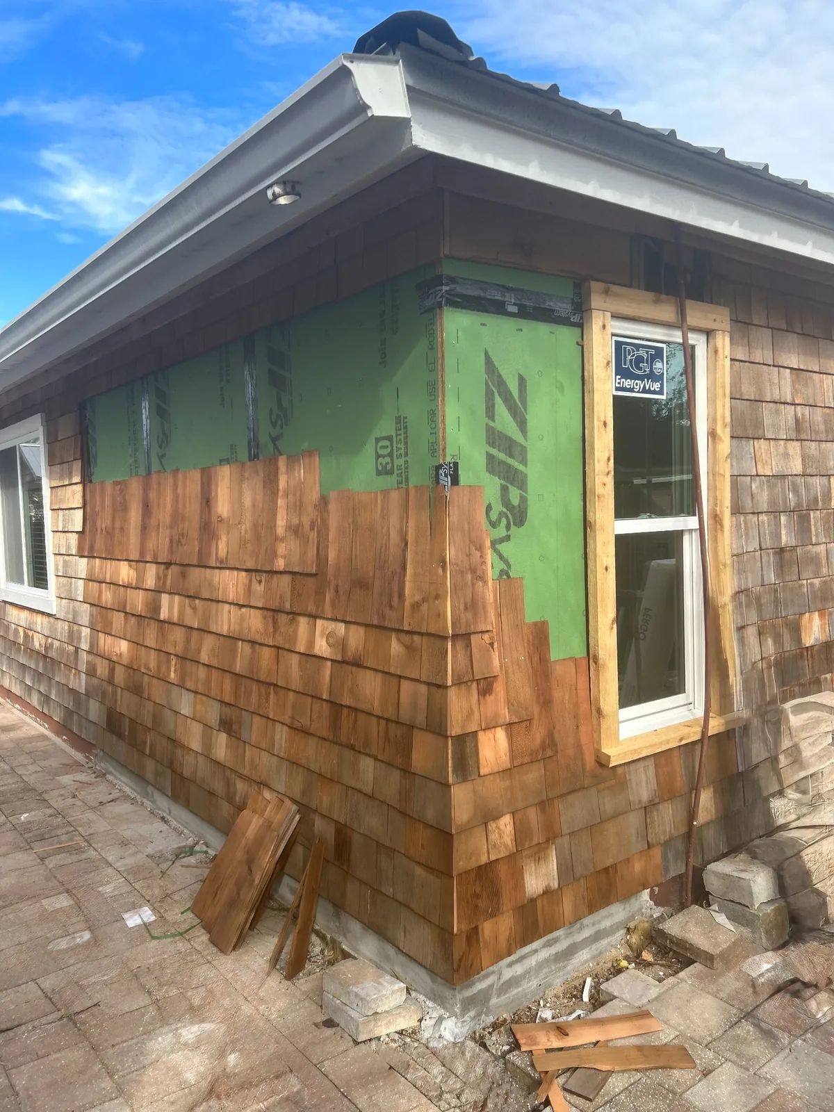 Exterior siding installation by Cypress Building Group